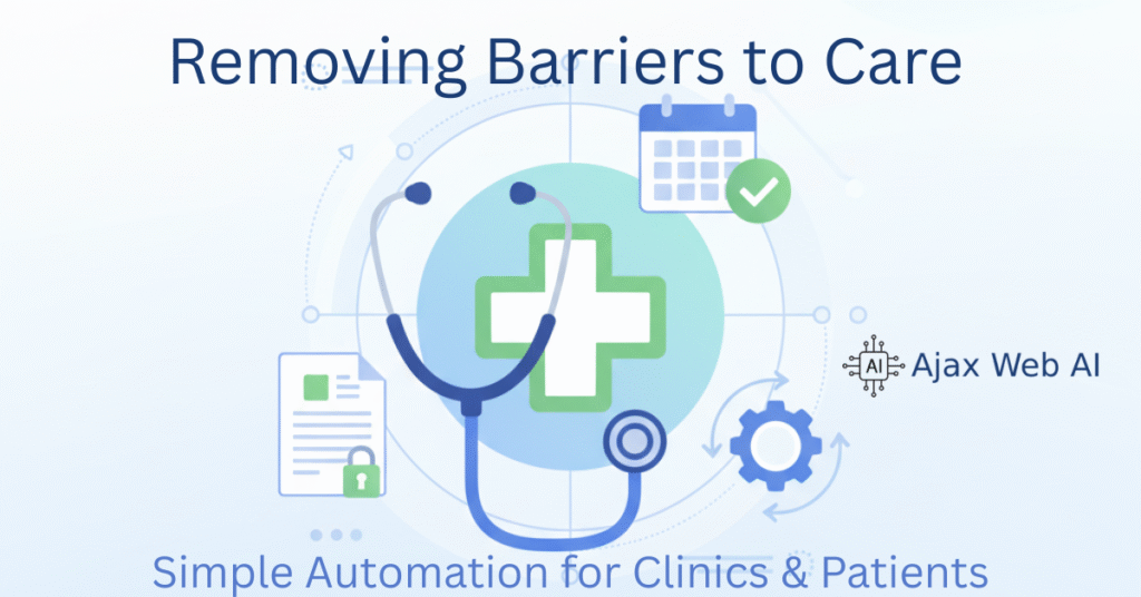 Removing Barriers to Care Simple Automation for Clinics & Patients