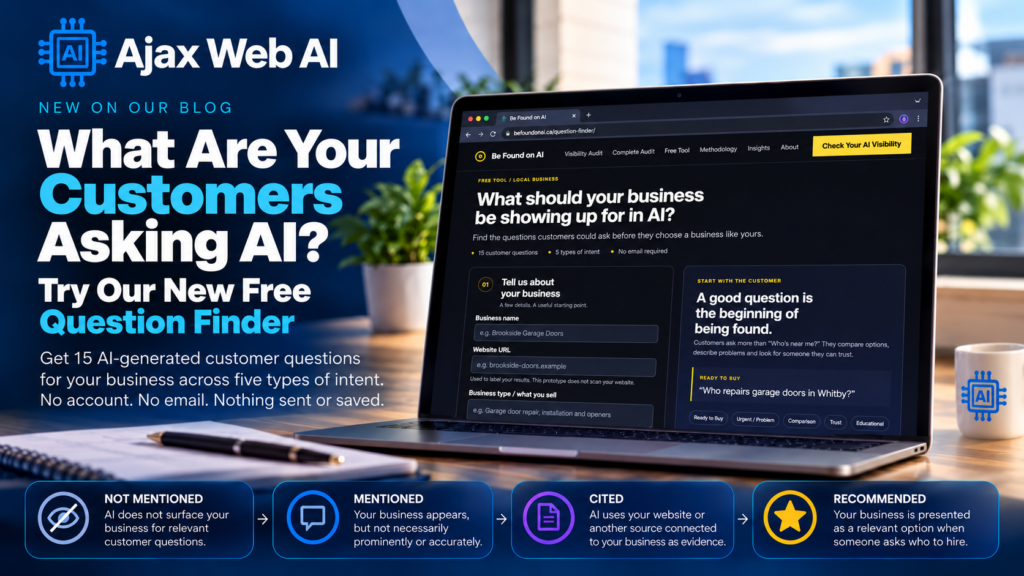 Free AI Customer Question Finder by Ajax Web AI
